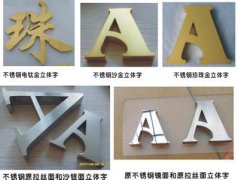 不銹鋼字